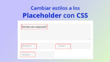 placeholder con CSS